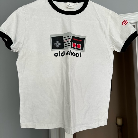 Nintendo Old School White Kids T-Shirt - Picture 1 of 2
